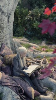Rhaenyra Targaryen High Resolution Mobile Wallpaper – Queen of Dragons Aesthetic