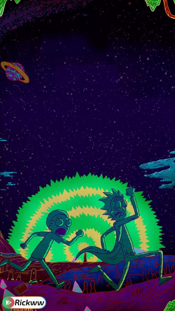 Rick and Morty High Quality Mobile Wallpaper – Aesthetic Sci-Fi Art for Smartphones