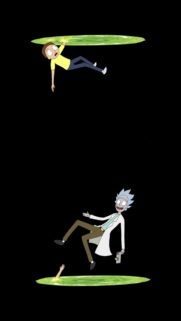 Rick and Morty Aesthetic 4K Mobile Wallpaper – High Quality Sci-Fi Background