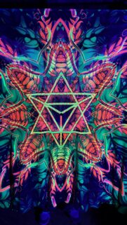 Sacred Geometry Merkaba Star Mandala Spiritual Enlightenment Wallpaper