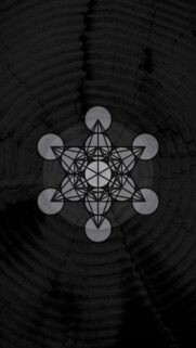 Metatrons Cube Sacred Geometry Spiritual Energy Mobile Wallpaper