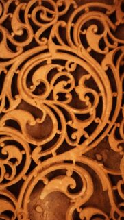 Intricate Ornate Gold Scrollwork Sacred Geometry Aesthetic Wallpaper