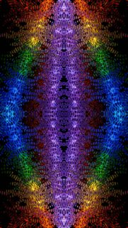 Sacred Geometry Fractal Energy Field Spiritual Phone Wallpaper