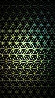 Sacred Geometry Flower of Life Spiritual Energy Pattern Wallpaper