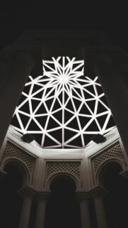 Sacred Geometry Celestial Dome Spiritual Energy Wallpaper