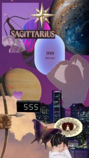 Sagittarius Aesthetic Zodiac Manifestation and Astrology Wallpaper