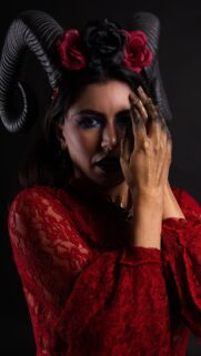Mystical Scorpio Zodiac Queen Dark Aesthetic Phone Wallpaper