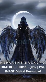 Dark Celestial Scorpio Zodiac Angel Aesthetic 4K Phone Wallpaper