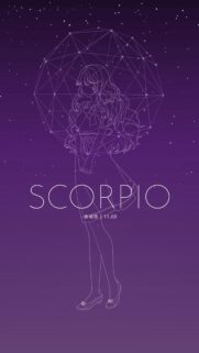 Mystic Scorpio Constellation and Zodiac Aesthetic Phone Wallpaper