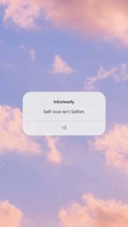Self Love Affirmation Vision Board Aesthetic Pastel Cloud Sky Wallpaper