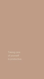 Taking Care of Self-Love Manifestation Reminder Aesthetic Phone Wallpaper