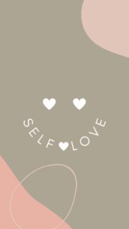 Aesthetic Self Love Vision Board Wallpaper for Daily Manifestation and Healing