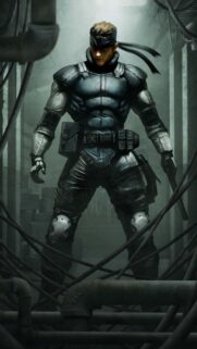 Solid Snake Stealth Tactical Gaming Mobile Wallpaper – High Quality 4K Background