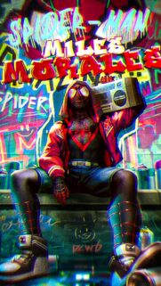 Spider-Man Miles Morales High-Quality Gaming Wallpaper for Mobile | Bestwallpapers