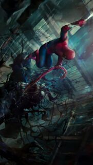 Spider-Man HD Mobile Wallpaper – Epic Web-Slinging Action Background for Smartphone