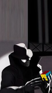 Spider Noir High Quality Mobile Wallpaper – Dark Aesthetic Marvel Art