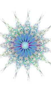 Cosmic Mandala Energy Radiance Spiritual Healing Art Wallpaper