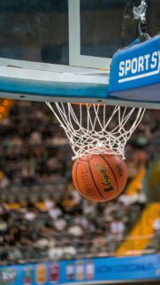 Basketball Swish Through The Net Macro Sports Wallpaper