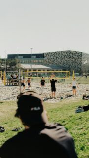 Sunny Beach Volleyball Game Outdoor Sport Mobile Wallpaper