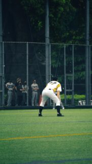 Baseball Player Focused on the Field Phone Wallpaper