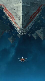 Star Wars HD Mobile Wallpaper – Epic Galaxy Space Battle Background for Smartphone