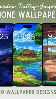 Stardew Valley Aesthetic Pixel Art Mobile Wallpaper – High Quality Gaming Background