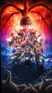 Stranger Things 4K Mobile Wallpaper – High Quality Retro Horror Background