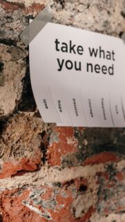 Manifestation Mindset Take What You Need Aesthetic Success Wallpaper