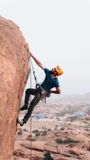 Mountain Climbing Success Mindset and Manifestation Motivation Wallpaper