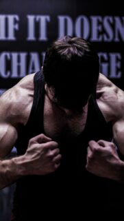 Success Mindset Discipline and Physical Strength Vision Board Wallpaper