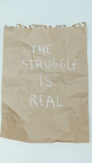 The Struggle Is Real Manifestation Mindset Aesthetic Phone Wallpaper