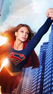 Supergirl HD Mobile Wallpaper: Stunning DC Superhero Art for Phone Backgrounds