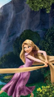 Enchanting Tangled Mobile Wallpaper: Rapunzel and Flynn Rider 4K Background