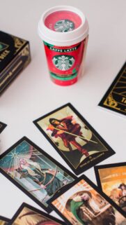 Seven of Intelligence Tarot Card Aesthetic Spiritual Art Wallpaper