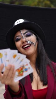 Mystical Tarot Reader and Fortune Teller Divination Aesthetic Wallpaper