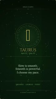 Taurus Zodiac Earth Element Aesthetic Meditation HD Phone Wallpaper