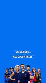 Ted Lasso Aesthetic Mobile Wallpaper: Premium AFC Richmond Minimalist Background