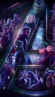 The Avengers Assemble High-Quality Mobile Wallpaper – Epic Superhero Phone Background