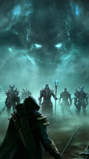The Elder Scrolls Skyrim Dragonborn Gaming Wallpaper for Mobile – High Definition Fantasy Art