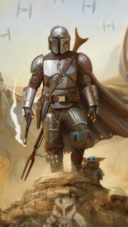 The Mandalorian 4K Mobile Wallpaper – High Quality Beskar Armor Phone Background