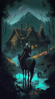 The Witcher Geralt of Rivia High-Quality Gaming Mobile Wallpaper | Bestwallpapers.net