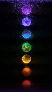 Cosmic Chakra Energy Alignment and Third Eye Awakening Spiritual Wallpaper