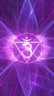 Third Eye Chakra Spiritual Awakening and Intuition Energy Wallpaper