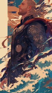 Thor God of Thunder Mobile Wallpaper – High Definition Marvel Aesthetic Background