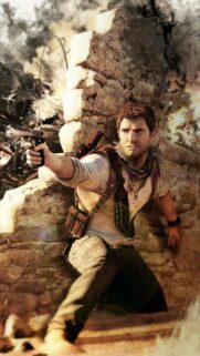 Uncharted Nathan Drake Cinematic Action Gaming Wallpaper for Mobile – High Quality 4K