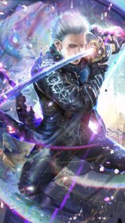 Vergil Devil May Cry 5 Aesthetic 4K Gaming Wallpaper for Mobile