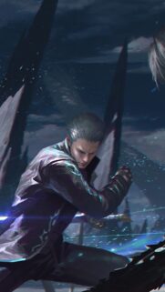 Vergil Devil May Cry 5 Aesthetic 4K Gaming Wallpaper for Mobile