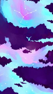 Virgo Zodiac Constellation Aesthetic Cosmic Sky Wallpaper