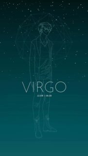 Minimalist Virgo Aesthetic Constellation and Zodiac Phone Wallpaper