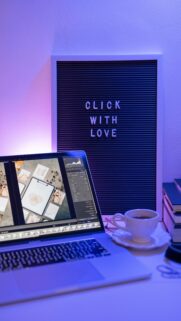 Manifestation Vision Board Aesthetic for Intentional Living Wallpaper